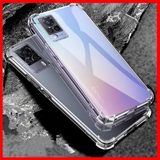 Phone Case VIVO V21 5G เคส Four-corner Airbag Shockproof Clear TPU Soft Casing Vivo V21 5G Anti-fall Protector Cover เคสโทรศัพท