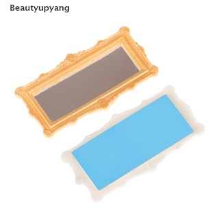 [Beautyupyang] โมเดลกระจกเรซิ่นจิ๋ว 1:12 สําหรับตกแต่งบ้านตุ๊กตา