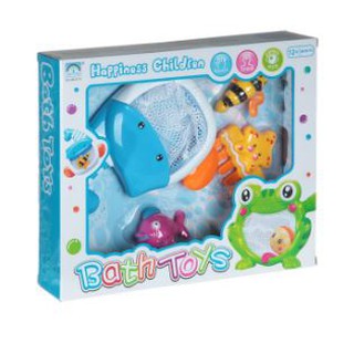 Pepetoys ของเล่นตอนอาบน้ำ Bath toys สวิงปลาวาฬ+ผองเพื่อน มีของพร้อมส่ง เก็บเงินปลายทางได้