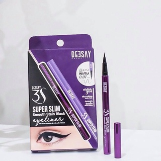 อายไลเนอร์ ดีเซ้ย์ Deesay 3S super slim smooth stain black  eyeliner( 1 แท่ง )