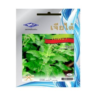 เมล็ดพันธุ์กระเพรา เครื่องบิน 10.5x16.5 ซม. HOLY BASIL CHIA TAI SEED