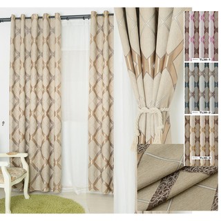 Curtain design ผ้าม่านประตู ผ้าม่านหน้าต่าง กันแสงได้ 50-70 % มีหลายสี/ขนาดให้เลือก TL38