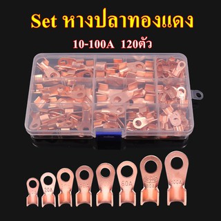 ชุดหางปลาทองแดง (หนา) บรรจุกล่อง คละรุ่น 10-100A  จำนวน120ตัว (KKB-120)