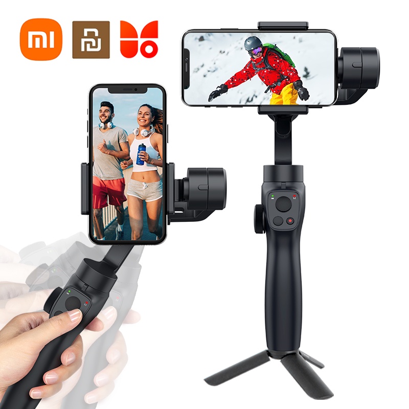 FUNSNAP 3-Axis Handheld Gimbal Stabilizer Cellphone Action Camera Holder Bluetooth Phone Gimbal for 