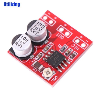 (Utilizing) เครื่องขยายเสียงไมโครโฟน Dc 5V-12V Lm386 200x สําหรับอิเล็กทรอนิกส์