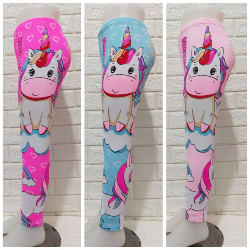 กางเกงเลกกิ้ง ลาย Frozen Lol Hello Kitty BTS Little Pony Unicorn Hello Kitty สําหรับเด็ก