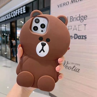 เคสโทรศัพท์มือถือลายการ์ตูนหมีสําหรับ Oppo A92 A54 A16 A52 A31 A5 2020 A9 2020 Reno 4Z  A3s A12e A5s A7 A12 F1s F5 F7 F9 F11 R11s R15 A83 A57 A39 Y66 Vivo S1 Pro Y50 Y30 Y19 Y17 Y15 Y12 Y11 V11 Pro V11i V7 Plus V5s V5 Lite V5+ V7 Plus Y83 Y81 V9 Y85 Y91c