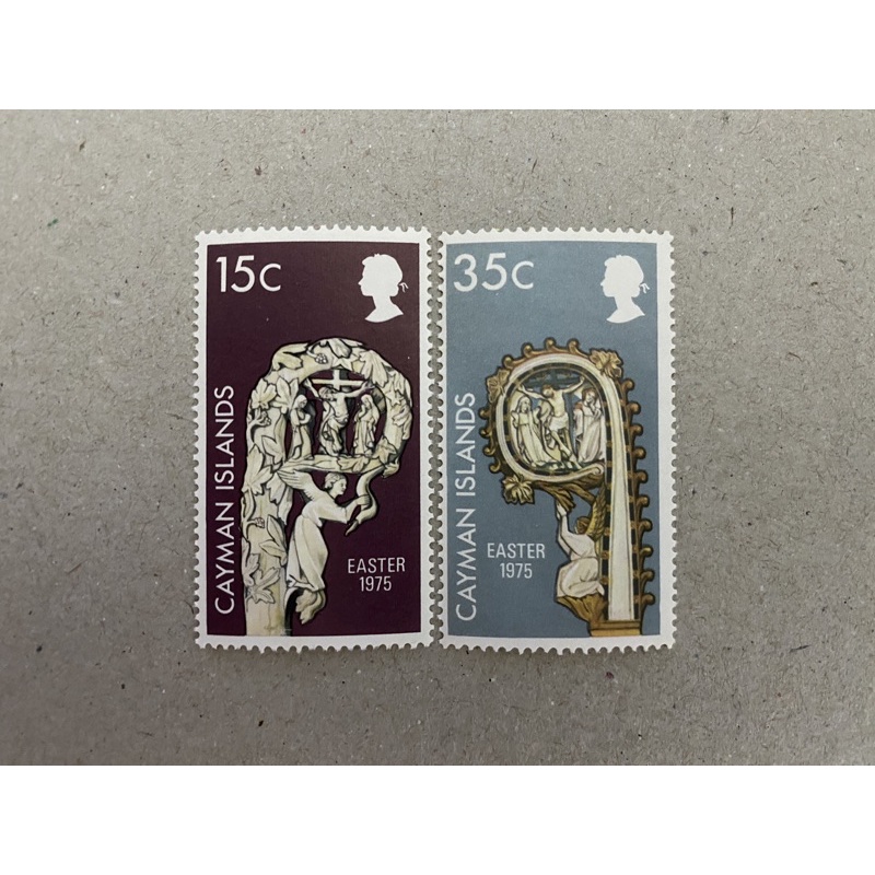 {JK} Cayman Islands 1975 - Easter Day 2V MNH