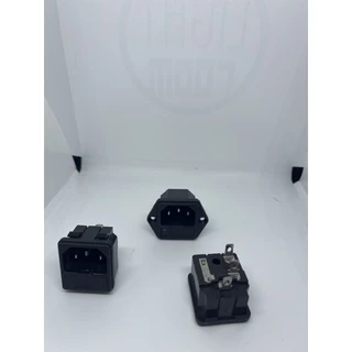 ถูกสุด!! กับ 10A ฟิวส์! ซ็อกเก็ต 15A 250 V ac 3 ช่องเสียบสายไฟพร้อมฟิวส์ Holder Connector สินค้าพร้อมส่ง
