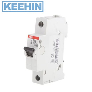 เซอร์กิตเบรคเกอร์ MCB SH201-C 1P 10A 6KA ABB Circuit Breakers MCB SH201-C 1P 10A 6KA ABB