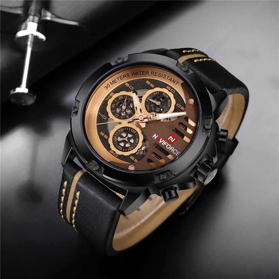 นาฬิกาข้อมือ นาฬิกา naviforce แท้ รุ่น NF9110 ของแท้ 100% กันน้ำ 30 เมตร รับประกัน 1 ปี สินค้าอยู่ใน