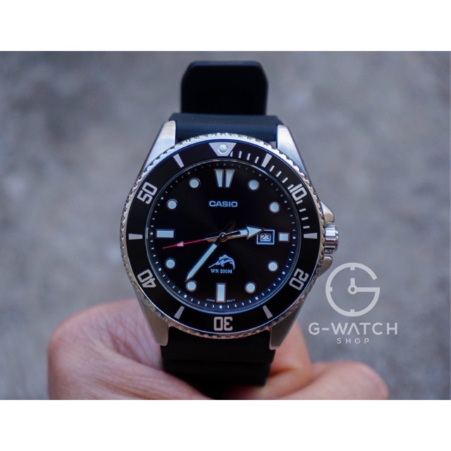 [มีสินค้าพร้อมจัดส่ง] CASIO Standard Duro 200 MDV-106-1, MDV-106, MDV-106-1A [หน้าปัดสีดำ]
