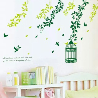 Wallsticker 60x90 cm.สติ๊กเกอร์ใส ติดผนังบ้าน Wallsticker Home Decor