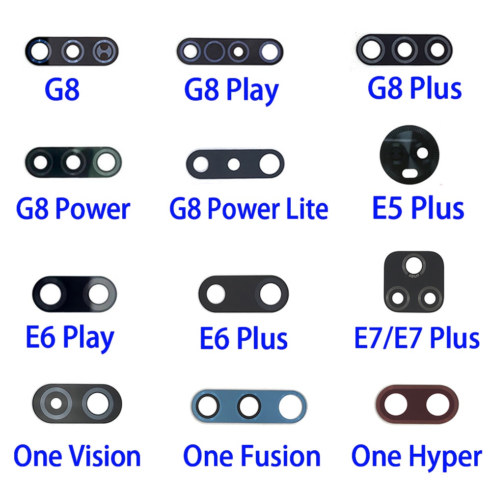 2 ชิ้นกล้องด้านหลังสําหรับ Moto E7 E6 E6s E5 G8 Plus Play G8 Power Lite One Vision Fusion Hyper ซูมเ