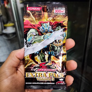 การ์ดยูกิ Yu-Gi-Oh (ของแท้) Extra Pack Volumn 3 Choking Hazard การ์ดเกม ของเล่น ของสะสม