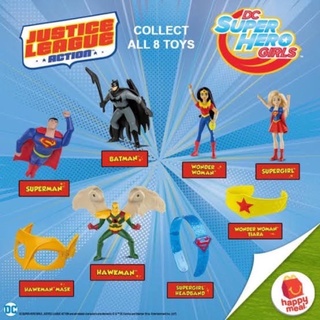 Justice League Action Happy Meal Mcdonals ครบชุดมือ1