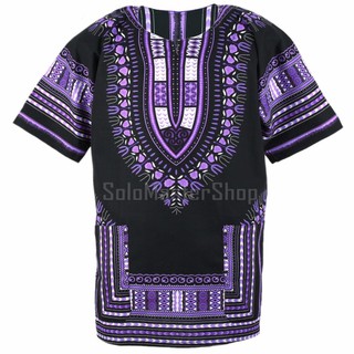 Dashiki African Shirt Cotton Hiphop เสื้อจังโก้ เสื้ออินเดีย เสื้อแอฟริกา เสื้อฮิปฮอป เสื้อโบฮีเมียน ad14v