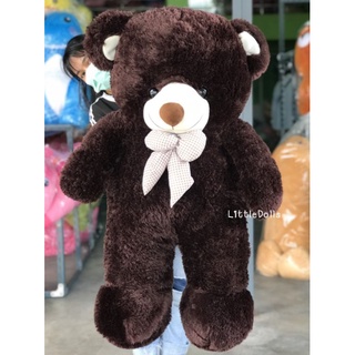 ตุ๊กตาหมีผู้ดีตัวใหญ่ 110 cm. รุ่นใหม่ขนนุ่ม ถ่ายจากสินค้าจริง!