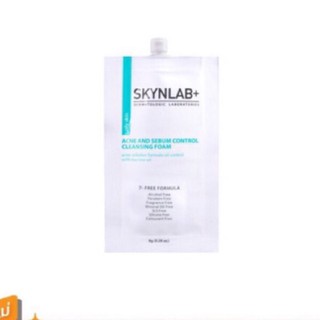 ACNE AND SEBUM CONTROL CLEANSING FOAM โฟมล้างหน้า SKYNLAB+ แบบซอง