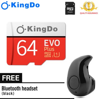 (M6-64GBฟรีE1B) SD Card Kingdo 64GB MICRO SD  U3 CLASS 10