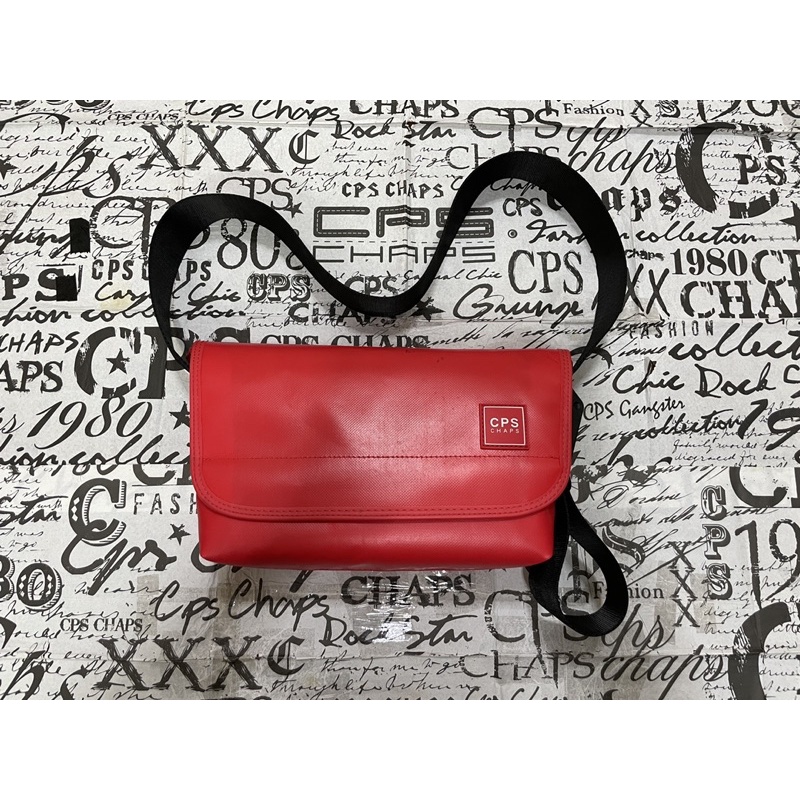 CPS CHAPS WHOLE RED CROSS BODY BAG - กระเป๋าสะพาย ผ้าใบใหม่ ของแท้