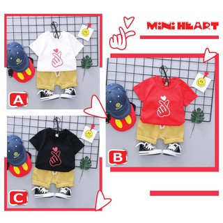 Mini Heart ชุดเสื้อพร้อมกางเกง