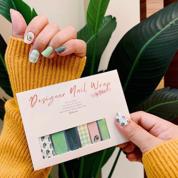 Avo Good Day - Blair Stick on Nail Wrap โดย Blair