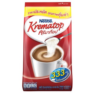 เนสท์เล่ ครีมาท็อป ครีมเทียม สีแดง 1 กิโลกรัม Nestle Krematop Coffee Creamer