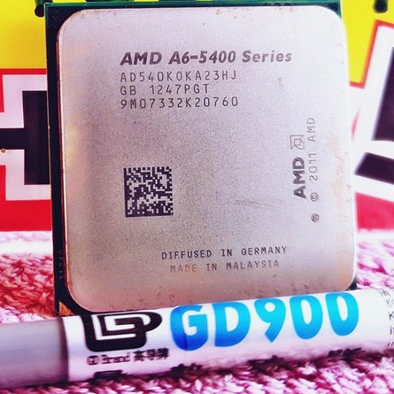 CPU AMD [ FM2 A6-5400K A6-6400K A8-5600K ] [ FM1 A4-3300 ] [ DDR3 ] แถมฟรีซิลิโคลน 1 หลอด ประกัน 30 