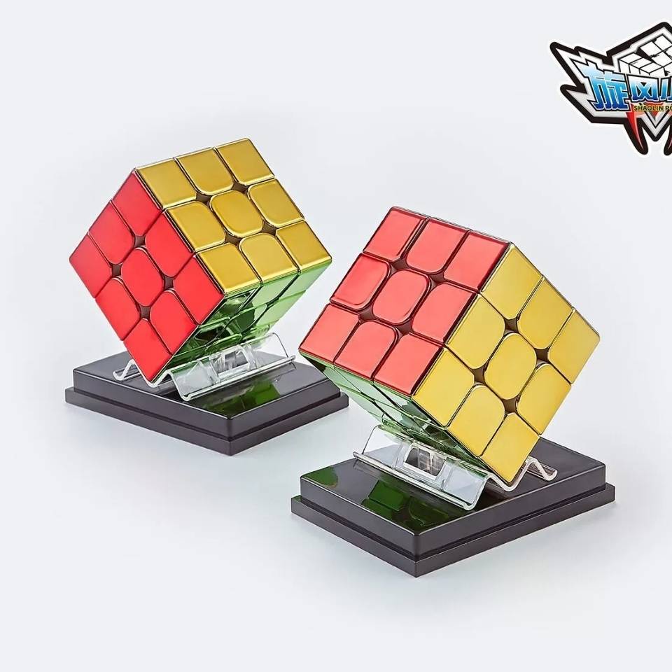 รูบิค 3×3 แม่เหล็ก ลูบิค 3×3 ของแท้ Whirlwind Boy Magnetic Plating Cube Flying Magnetic Third -order Rubik ของ Cube Electroplating Cool Collection ของขวัญ ราคา ถูกที่สุด ดีลบีเคเค แกลเลอรีภาพที่ 4