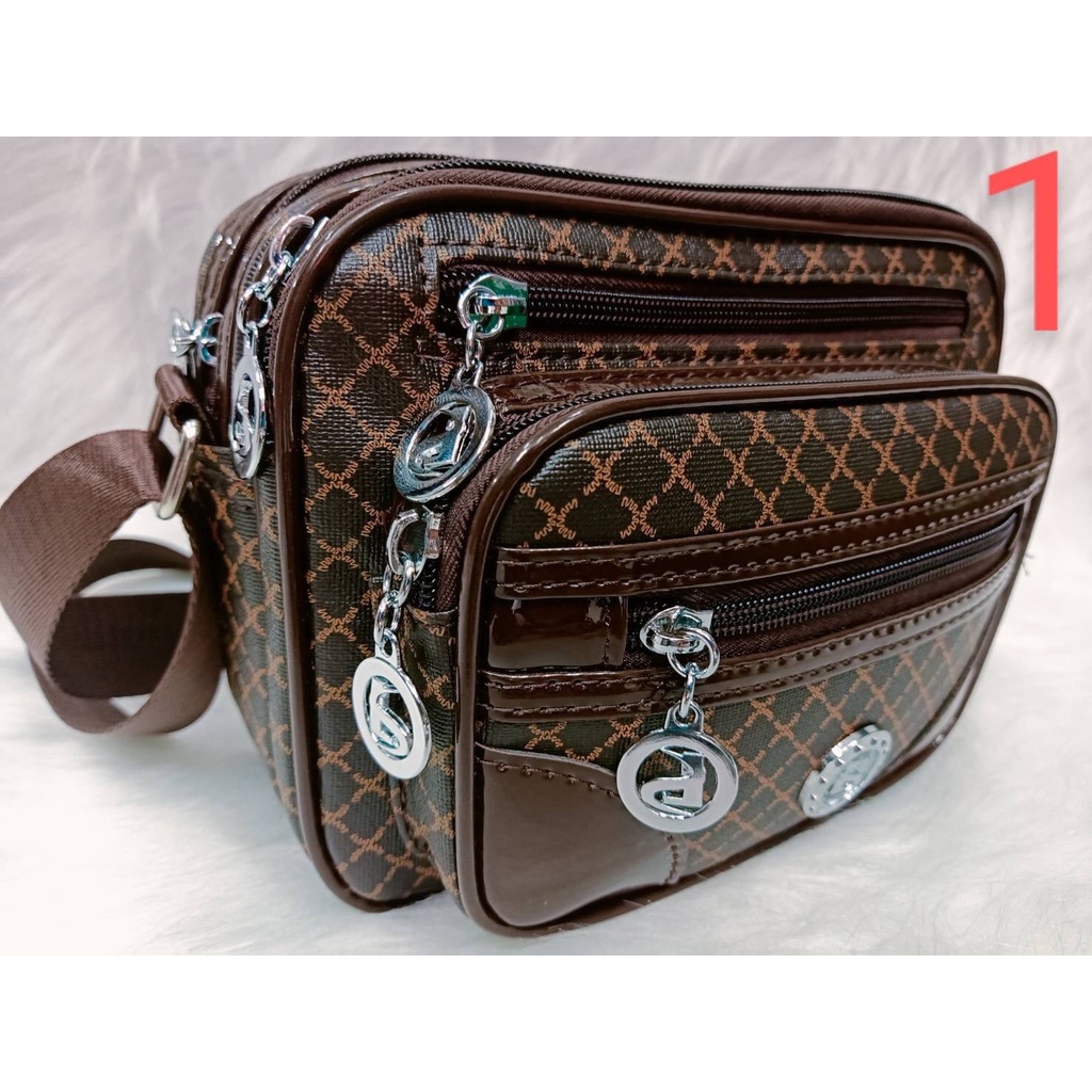 กระเป๋าสะพายแม่ค้าแฟชั่น99 ใบใหญ่ สะพายข้างผู้หญิง