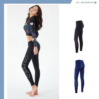 [ผญ] กางเกง ว่ายน้ำ ขายาว กันยูวี Big Logo Leggings GG.SWIMWEAR OSUMMER