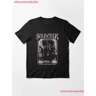 charactersstudio Stillwater Black Essential T-Shirt discount 2021