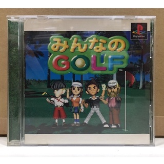 แผ่นแท้ [PS1] Minna no Golf (Japan) (SCPS-10042 | 91126) Hot Shots Golf Everybodys Golf