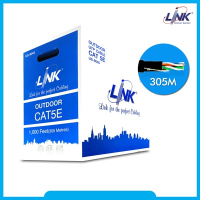 US-9045 : CAT 5E UTP, PE OUTDOOR (Double Jacket)