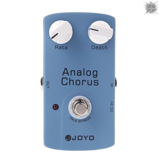 joyo jf - 37 analog chorus เอฟเฟ็คกีต้าร์ไฟฟ้าพร้อม true bypass