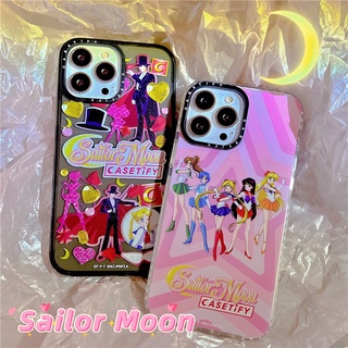 【Sailor Moon】casetify เคสโทรศัพท์มือถือ ซิลิโคนนิ่ม TPU ใส กันกระแทก ลายชื่อข้อต่อ สําหรับ iPhone 13 pro 7 8 Plus X XR XS Max 12 11 pro Max SE 2020