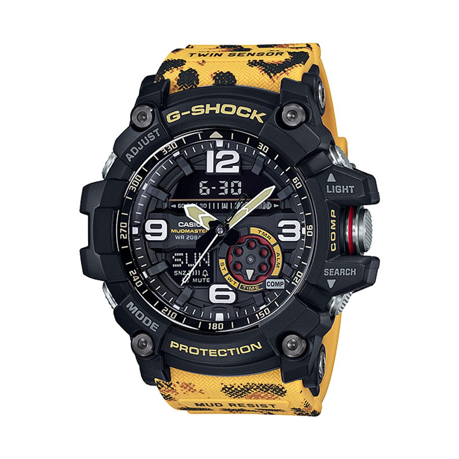 Casio G-Shock นาฬิกาข้อมือผู้ชาย สายเรซิ่น รุ่น GG-1000WLP-1A  &amp; LOVE THE SEA AND THE EARTH 2019 - สีดำ-ลายเสือ