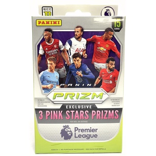 [พร้อมส่งฟรี] การ์ดสะสมฟุตบอล 2020-21 Panini Prizm Premier League Soccer Hanger Box (Pink Stars Prizms!)