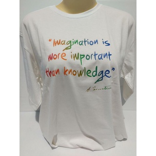 เสื้อยืดคอกลม ลายIMAGINATION