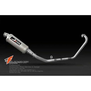ท่อไอเสีย มอเตอร์ไซค์ Devil Ful system สำหรับ Yamaha M-slaz