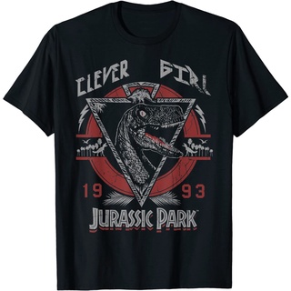 เสื้อยืด ผ้าฝ้ายแท้ พิมพ์ลายกราฟฟิค Jurassic Park Clever 1993 สไตล์เรโทร แฟชั่นสําหรับผู้ชาย