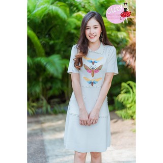 ORDER No.029-17 Pastel White Knit Dress สีขาว