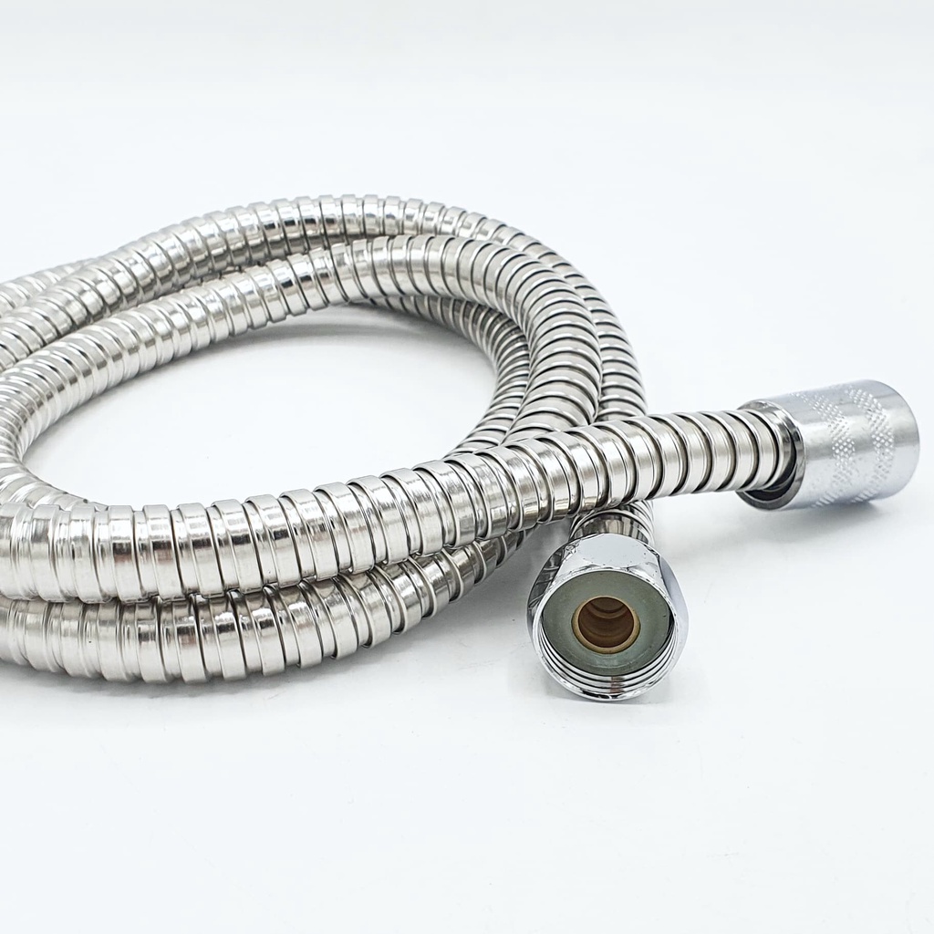 สายฝักบัว อาบน้ำ ขนาด 1.5 เมตร สายสแตนเลส Stainless shower hose ราคา ถูกที่สุด ดีลบีเคเค แกลเลอรีภาพที่ 2