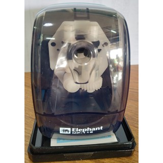 เครื่องเหลาดินสอ ตราช้าง Elephant MP-112 แบบใหม่ กลไกแบบเฟืองขยับดินสออัตโนมัติเมื่อหมุนใช้ ไม่ต้องง้าง-ไม่ต้องบีบ กบเหล