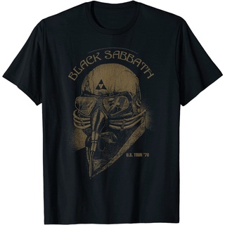 เสื้อยืดโอเวอร์ไซส์เสื้อยืด พิมพ์ลาย Sabbath Official U.S Tour สีดําS-3XL