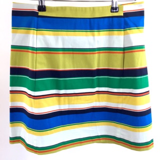 Zara Colorful Striped Skirt  กระโปรงซาร่า