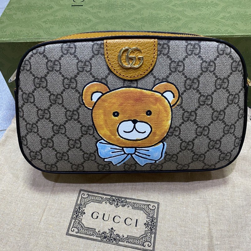 Gucci x Kai Camera bag กระเป๋า กุชชี่ หมี ของแท้ ส่งฟรี EMS ทั้งร้าน