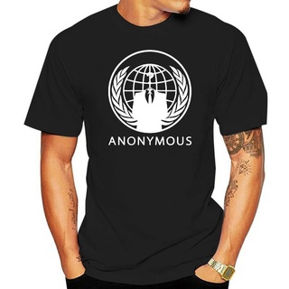 เสื้อยืดโอเวอร์ไซส์เสื้อยืดลําลอง แขนสั้น พิมพ์ลาย Anonymous Movement สไตล์เกาหลี คุณภาพสูง สําหรับผู้ชายS-3XL