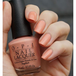 พร้อมส่ง OPI สี A Great Operatunity ส้มอ่อนกรุบๆ Salmon Pink น่ารักซัมเมอร์มากก แท้ 100%